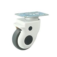 Hospital bed wheel W30XXXTPRSrubberswivelingwith brake