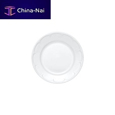 Flat plate MONTMARTRE 1900 : AILEroundporcelainpatterned