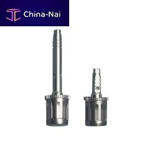 Coaxial connector 60for medical devicesscrew-in