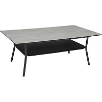 Contemporary coffee table GRETAHPLaluminum baserectangular