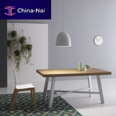 Contemporary table THORwood veneermetalmelamine