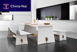 Contemporary dining table TENSION Maly Hoffmann KahleyssHPLrectangularhome
