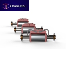 Piston pressure booster B nitrogenheliumCO2