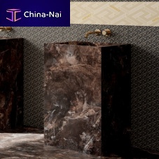 Floor-mounted washbasin ceramicwithout holewithout overflow