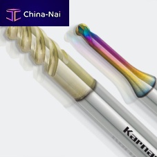 Solid carbide milling cutter ball noseroundcorner radius