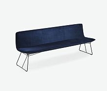 High upholstered bench AMELIEcontemporaryfabricleather