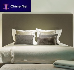 Double bed headboard HUDSONcontemporaryfabricupholstered