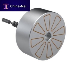 Permanent magnet magnetic chuck circularwith radial pole pitchwith parallel pole pitch