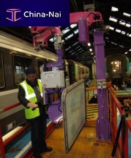 Pneumatic manipulator with suction cupfiberglasscustom