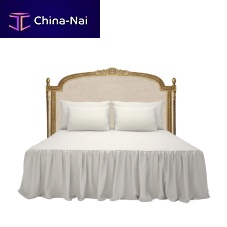 Double bed headboard ANGELESclassicfabricwooden