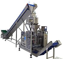 Vertical bagging machine PBM seriesweightPLC-controlledfor the food industry