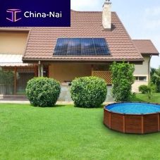 Polycrystalline hybrid solar panel for heatingwith anti-reflective glassPID-free