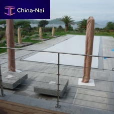 Natural stone swimming pool coping Moleanos LRlimestonenon-slipcorner