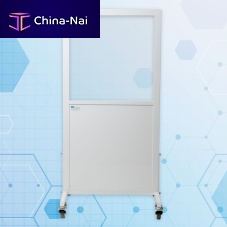 X-ray radiation shielding screen mobilewith window1,50 mm