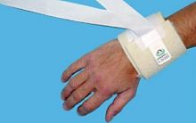 Hospital bed fixation strap wrist