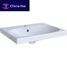 Wall-mounted washbasin 500.620.01.2ceramic1-holewith overflow