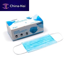 Box of 50 surgical mask DC660501greenbluewhite