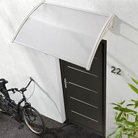 Entrance canopy TIMELESS®metalpolycarbonateflat