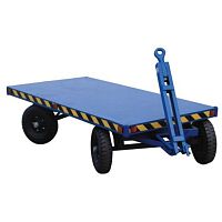 Platform trailer 60552-axletowedfor industrial materials