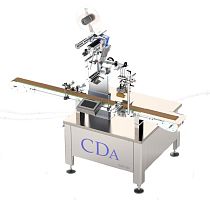 Automatic labeling machine Solo Upfor bottlespotbucket