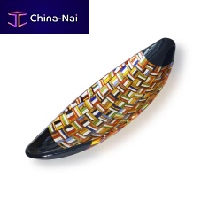Murano glass centerpiece GONDOLA HERMEShandmadefor restaurantfor office