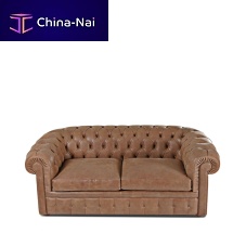 Sofa bed CHESTER CLASSICChesterfieldleather2-person