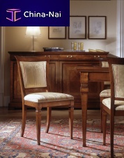 Traditional chair D 603indoorfabriccherrywood base