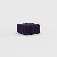 Contemporary pouf CURT: SINGLE fabricrectangularmodular