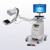 Mobile C-arm Fluoroscan® InSight®with flat panel detectorwith small-diameter arcwith integrated video monitor