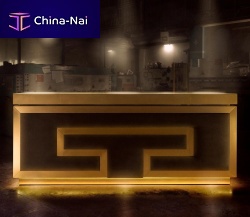 Outdoor kitchen Ginevracontemporaryglassstainless steel