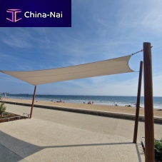 Shade sail pillar woodenglulamround