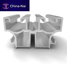 Aluminum profile with symmetrical sectionfor floorprecast