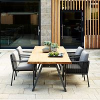 Contemporary dining chair CLUB Dining Chairoutdooraluminumupholstered