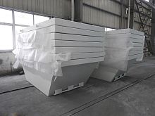 Steel waste bin industrial wasteopen