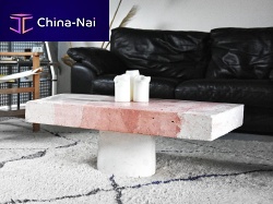 Contemporary coffee table BUNKR fiber-reinforced concreteconcrete baserectangular