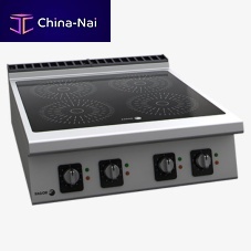 Induction cooktop C-I925 & C-I945 4 burnercountertopwith knobs