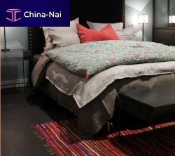 Double bed SIRIUScontemporaryupholsteredfabric
