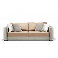 Contemporary sofa WALTERfabricleatherbeige