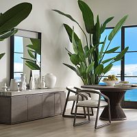 Contemporary dining chair DEL MARbeachindoorfabric
