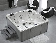 Above-ground hot tub MIKONOSsquare5-personindoor