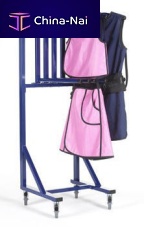 Mobile X-ray apron rack