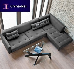 Contemporary daybed METROPOLISfabricindoor
