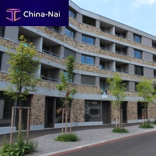 Ventilated facade cladding CELLON-MFH BADENpanelHPLtextured
