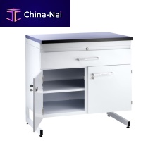 Under-bench cabinet EXPLORIS®storagefloor-mountedwith drawer