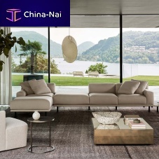 Modular sofa TIMOTHYcontemporaryfabricleather