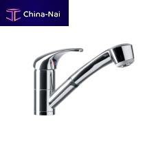 Countertop mixer tap DIKEchromed metalkitchen1-hole