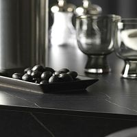 HPL countertop ARIA®kitchenwhitegray