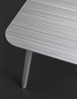 Contemporary table KARaluminumrectangular