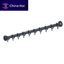 Metal shower curtain bar 801.34B400straight