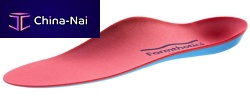 Orthopedic insole with longitudinal arch pad Original Dual Medium Formthoticswith heel padadult